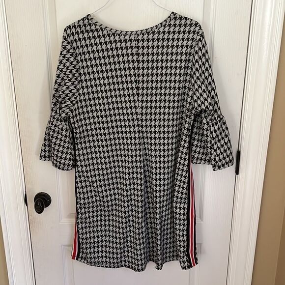 No Comment Plus Race Stripe Plaid Dress - Picture 5 of 6